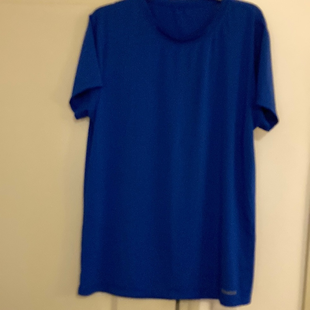 Blue large Reebok tee shirt.